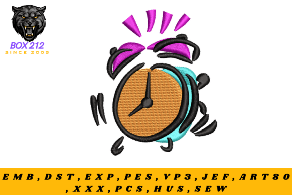 Alarm Clock Digital Embroidery Review