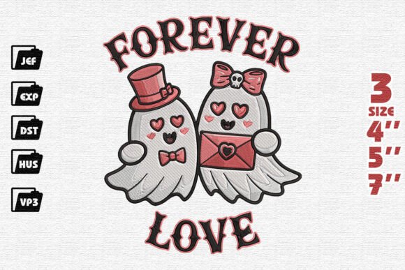 Hauntingly Yours Forever Embroidery